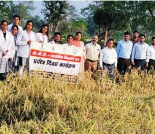 राजनांदगांव : आदिवासी अंचल अंबागढ़ चौकी में कृषि विज्ञान केन्द्र राजनांदगांव द्वारा प्रक्षेत्र दिवस कार्यक्रम का हुआ आयोजन…