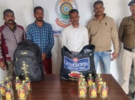 राजनांदगांव : थाना ठेलकाडीह द्वारा आबकारी के आदतन अपराधी के विरुद्ध कार्यवाही…