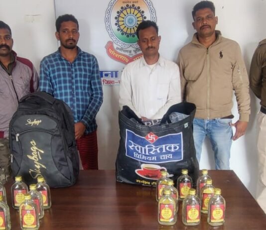 राजनांदगांव : थाना ठेलकाडीह द्वारा आबकारी के आदतन अपराधी के विरुद्ध कार्यवाही…