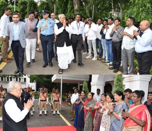 रायपुर : निवर्तमान राज्यपाल विश्वभूषण हरिचंदन को दी गई भावभीनी विदाई…