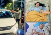 युवती को इंप्रेस करने युवक ने दौड़ाई कार ,पांच लोगों को लिया चपेट में…