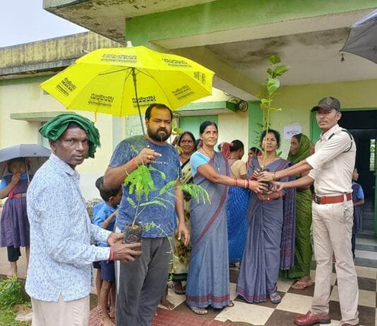 राजनांदगांव : महतारी वंदन योजना के हितग्राहियों को पौधों का किया गया वितरण…