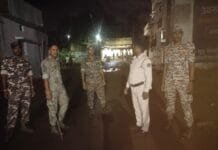 राजनांदगांव : शांति व्यवस्था सुरक्षा हेतु पैदल पेट्रोलिंग…
