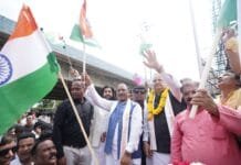 राजनांदगांव : मुख्यमंत्री विष्णु देव साय आज हर घर तिरंगा कार्यक्रम के तहत तिरंगा रैली में हुए शामिल…