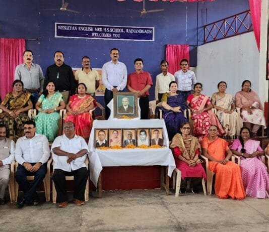 राजनांदगांव : रि- यूनियन प्रोग्राम में शिक्षकों के प्रति पुनः दिखी आदर की भावना……