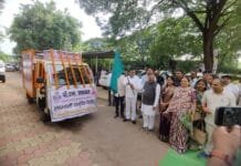 खैरागढ : जिले के प्रभारी मंत्री लखन लाल देवांगन ने पीएम जनमन लाभार्थी संतृप्ति शिविर रथ को हरी झंडी दिखाकर किया रवाना…