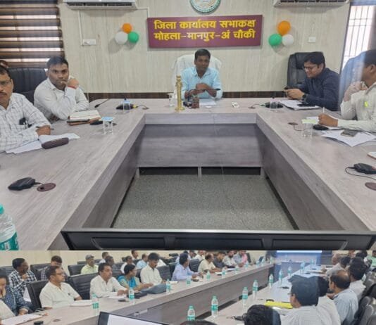 मोहला : कलेक्टर एस. जयवर्धन की अध्यक्षता में छात्रावास अधीक्षक भर्ती परीक्षा हेतु दिया गया प्रशिक्षण…