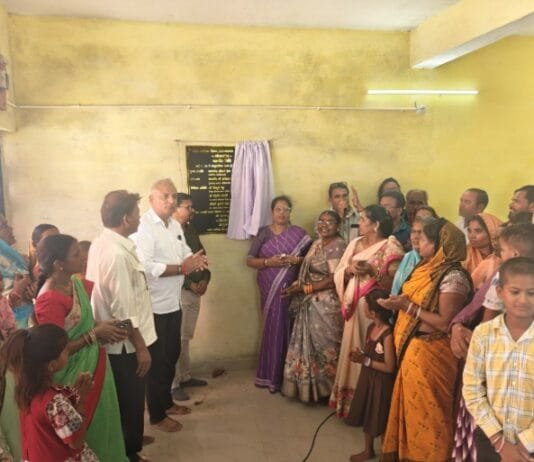 राजनांदगांव : बैगा पारा में नव निर्मित सतनाम भवन का सामाजिक बंधुओं की उपस्थिति में महापौर ने किया लोकार्पण….