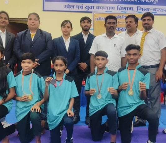 बीजापुर : राज्य स्तरीय शालेय कराते प्रतियोगिता में बीजापुर के खिलाड़ियों ने दिखाया अपना जौहर…
