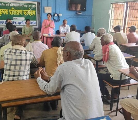 राजनांदगांव : सोयाबीन फसल कीट एवं रोग प्रबंधन विषय पर कृषक प्रशिक्षण कार्यक्रम सम्पन्न…