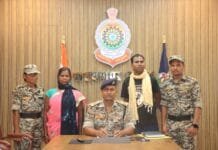 पांच लाख रूपये के इनामी नक्सली दंपति ने किया सरेंडर…