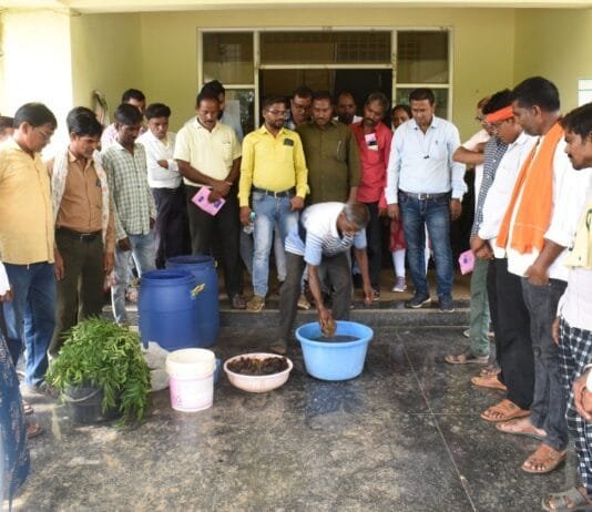 राजनांदगांव : धान की सीधी बुआई विधि पर प्रक्षेत्र दिवस सह कृषक प्रशिक्षण का आयोजन…