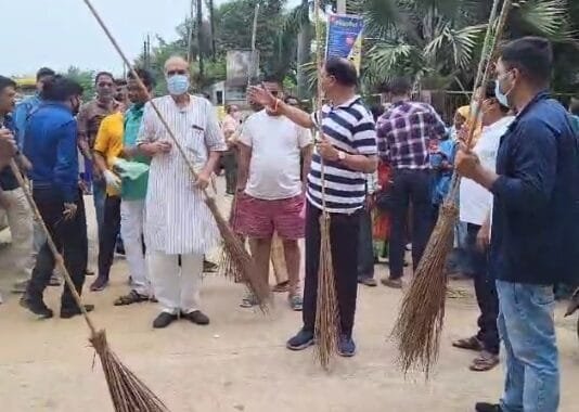 राजनांदगांव : स्वच्छ भारत मिशन के तहत नगर निगम व्दारा स्वच्छता ही सेवा अभियान का शुभारंभ…