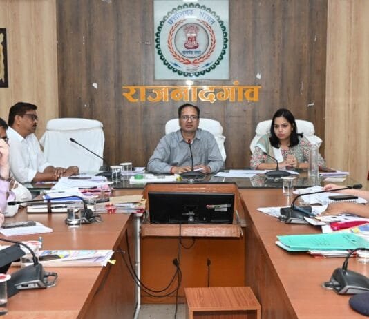 राजनांदगांव: कलेक्टर ने साप्ताहिक समय-सीमा की बैठक ली…