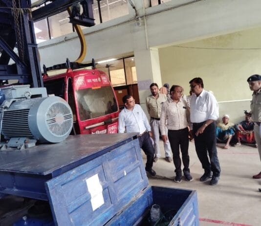 राजनांदगांव : अपर कलेक्टर मारकण्डेय ने माँ बम्लेश्वरी देवी मंदिर डोंगरगढ़ में क्वांर नवरात्रि मेला पर्व की तैयारी का किया निरीक्षण…