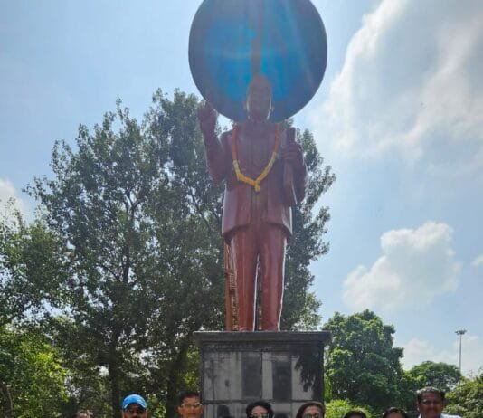 राजनांदगांव : एतिहासिक दिन 14 अक्टूबर धम्मचक्र प्रवर्तन दिवस पर बाबा साहब को किया गया नमन…