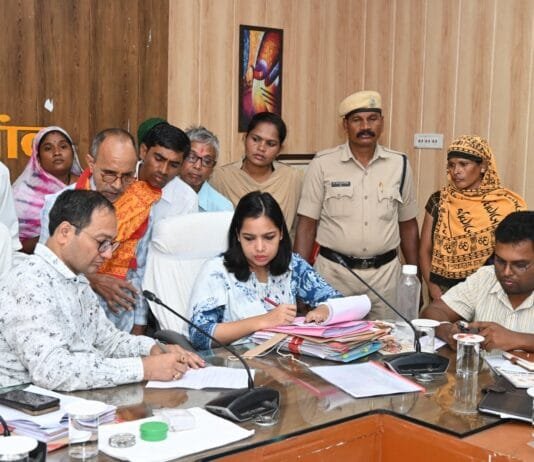 राजनांदगांव : विभागीय अधिकारियों को जनदर्शन में प्राप्त आवेदनों को शीघ्र निराकरण करने के दिए निर्देश…