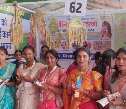 राजनांदगांव : राष्ट्रीय कृषि मेला में राजनांदगांव की महिला कृषक हित समूह का आर्गेनिक फूड प्लाजा बना आकर्षण का केन्द्र…