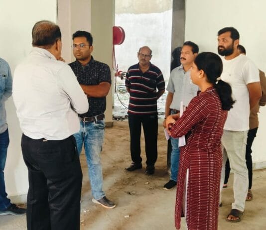 राजनांदगांव : आयुक्त गुप्ता ने किया एजुकेशन हब निर्माण कार्य का निरीक्षण…