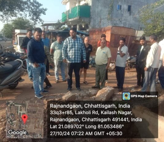 राजनांदगांव: जनता कालोनी में कम पानी आने की शिकायत, आयुक्त सुबह पहुचे अधिकारियों के साथ…