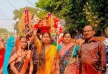 राजनांदगांव : लखोली में गौरा – गौरी विसर्जन शोभायात्रा निकाली गई…