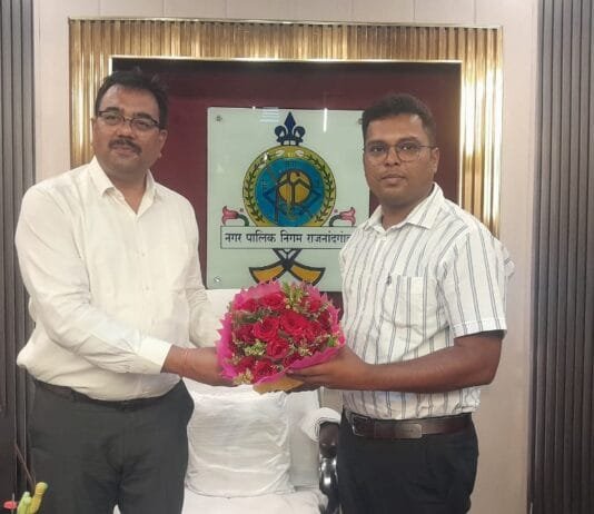 राजनांदगांव: अतुल विश्वकर्मा ने निगम आयुक्त का पदभार ग्रहण किया…