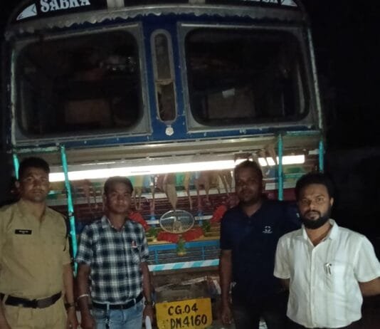 अवैध धान परिवहन पर बड़ी कार्यवाही, एक ट्रक अवैध धान जप्त…