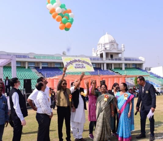 राजनांदगांव : इच्छाएं और सपने हमेशा ऊंचा उडऩे के लिए देखें खिलाड़ी – महापौर हेमा देशमुख…