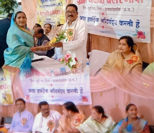 राजनांदगांव: बेलरगोंदी में खुज्जी विधायक भोलाराम साहू ने नव-निर्मित शासकीय हाई स्कूल भवन का किया लोकार्पण…