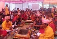 राजनांदगांव : कुमरदा में सामूहिक विवाह मे 16 जोड़ी परिणय सूत्र मे बंधे…