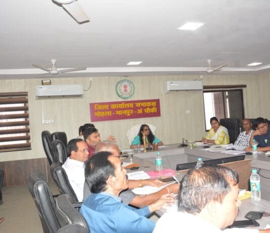 मोहला : जल जीवन मिशन अंतर्गत सभी गांव में पानी टंकी निर्माण कार्य को शीघ्र पूर्ण करने के निर्देश…