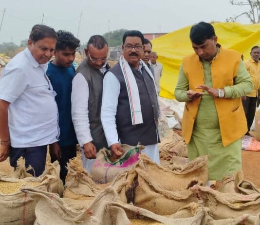 राजनांदगांव :खुज्जी विधायक भोलाराम साहू ने सुरगी, भर्रेगांव, सिंघोला सहित अन्य सोसायटी का किया निरीक्षण…