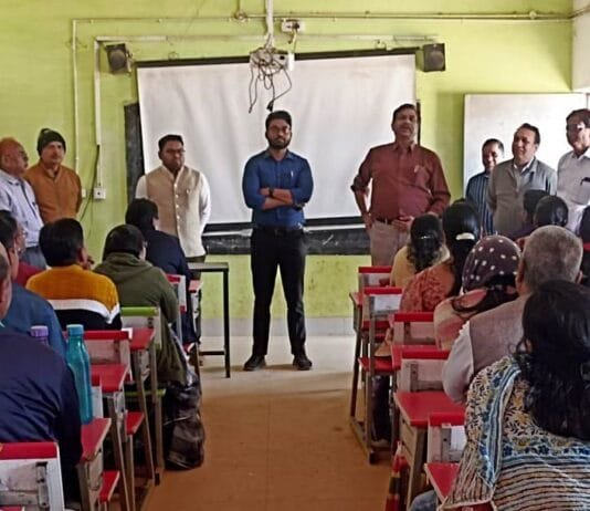 राजनांदगांव : अपर कलेक्टर ने किया प्रशिक्षण का किया अवलोकन…