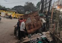 राजनांदगांव: नगर निगम का अतिक्रमण दस्ता इडस्ट्रीयल ऐरिया एवं कौरिनभाठा रोड से हटाये अवैध ठेला…