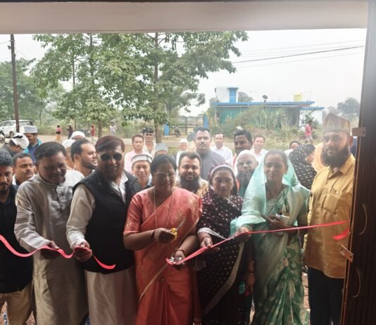 राजनांदगांव: सामुदायिक भवन का महापौर ने किया लोकार्पण…