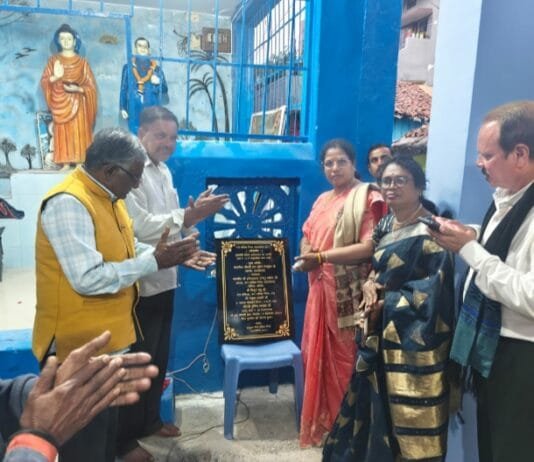 राजनांदगांव: शांति नगर बौद्ध विहार के पास नव निर्मित सामुदायिक भवन का महापौर ने किया लोकार्पण…