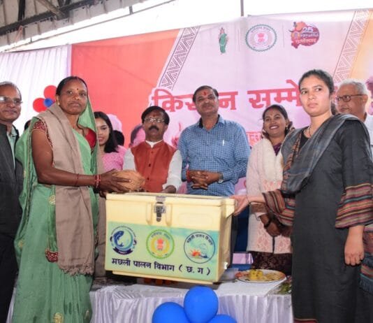 राजनांदगांव :राज्य शासन के एक वर्ष पूर्ण होने पर जनादेश परब के अवसर पर किसान सम्मेलन सह कृषि मेला का आयोजन…