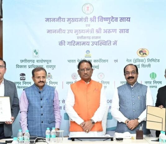 रायपुर : छत्तीसगढ़ ने स्वच्छ पर्यावरण और नेट जीरो एमिशन के लक्ष्य को पाने की दिशा में की है बड़ी पहल : मुख्यमंत्री विष्णु देव साय…