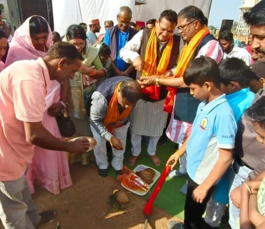 राजनांदगांव: तीन करोड़ के कार्यों के भूमिपूजन हेतु चार स्थानों पर कार्यक्रम आयोजित…