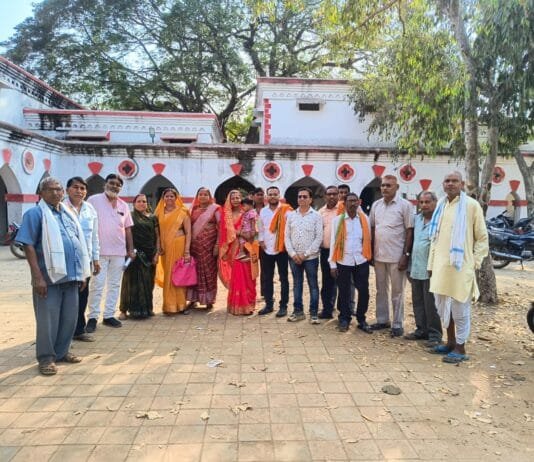 राजनांदगांव : जनपद सदस्य के लिए पूर्णिमा कृष्णा साहू ने भरा नामांकन…