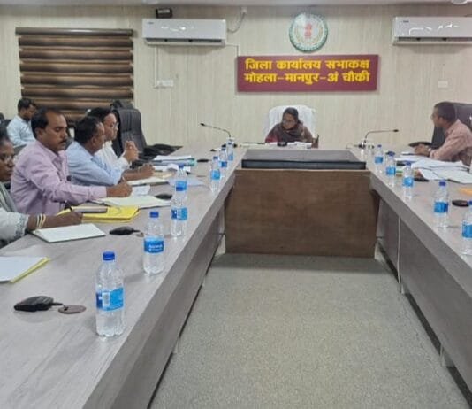 मोहला : कलेक्टर ने ली जल जीवन मिशन, क्रेडा,विद्युत विभाग के अधिकारियों की बैठक…