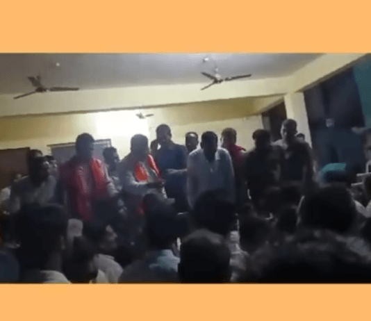 चुनाव प्रचार में पहुंचे विधायक का वीडियो वायरल, ग्रामीण को फटकारते नजर आए…