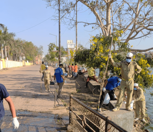 राजनांदगांव: संत निरंकारी मण्डल ने बुढा सागर के चारो ओर चलाया स्वच्छता अभियान…