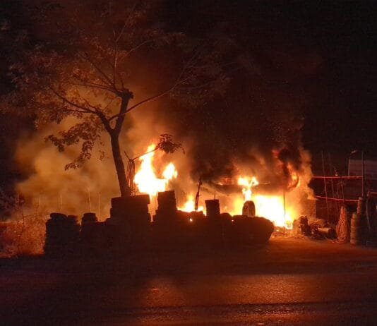 राजनांदगांव: गठूला स्थित टायर दुकान में लगी आग, मौके पर पहुंची चिखली पुलिस…