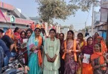 राजनांदगांव : लिटिया क्षेत्र क्रमांक 2 के प्रत्याशी शिला टाकेश सिन्हा ने किया सघन जनसंपर्क, बड़े बुजुर्गों से लिया जीत का आशीर्वाद…