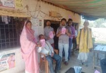 राजनांदगांव : जिला पंचायत सदस्य उम्मीदवार किरण साहू का डोर टू डोर जनसंपर्क तेज…