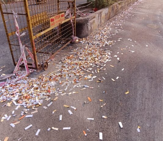 राजनांदगांव : मलमा मण्डप एवं कचरा फैलाने पर कार्यवाही जारी…