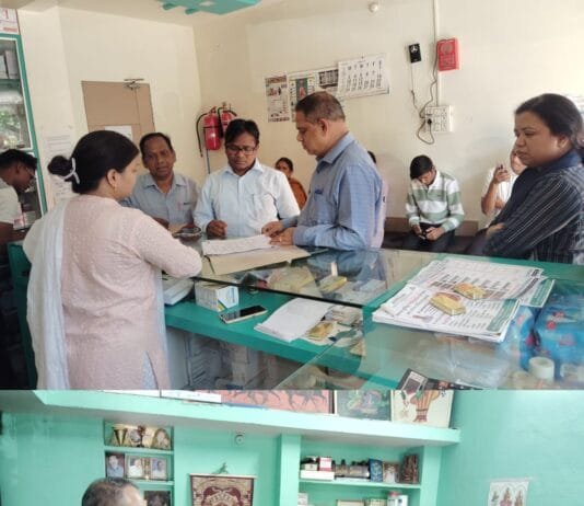 राजनांदगांव : स्वास्थ्य विभाग द्वारा शहर में संचालित गैर लाईसेंस क्लीनिक एवं दवाखानों पर दी गई दबिश…