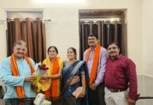 राजनांदगांव: सांसद संतोष पांडे से मिले राजनांदगांव जनपद पंचायत अध्यक्ष प्रतिमा चंद्राकर ,उपाध्यक्ष अनिता सिन्हा…