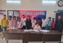 राजनांदगांव : होली पूर्व शहर में बसंतपुर पुलिस आदतन बदमाशों व असमाजिक तत्वो पर की गई कार्यवाही…